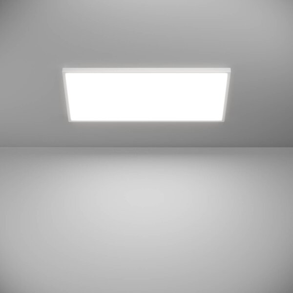 EGLO connect LED-es mennyezeti lámpa Rovito-Z, fehér, 57 x 30 cm, dimmelhető, Fehér / opál, Nappali / Étkező, Műanyag