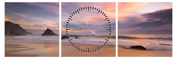Kép - Praia da Adraga (órával) (90x30 cm)