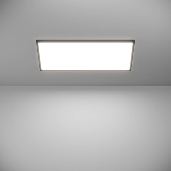 EGLO connect LED-es mennyezeti lámpa Rovito-Z, fekete, 57 x 30 cm, dimmelhető, Fekete, Nappali / Étkező, Műanyag