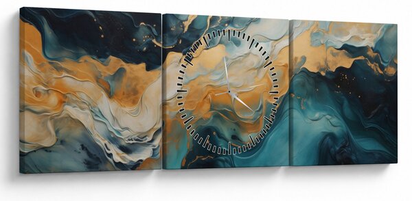 Kép - Absztrakció (órával) (90x30 cm)