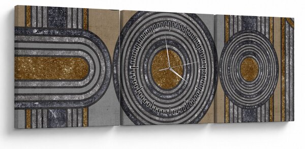 Kép - Dekoratív minták (órával) (90x30 cm)