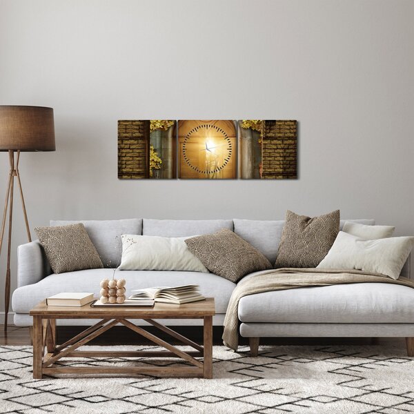 Kép - A kapu az erdőben (órával) (90x30 cm)