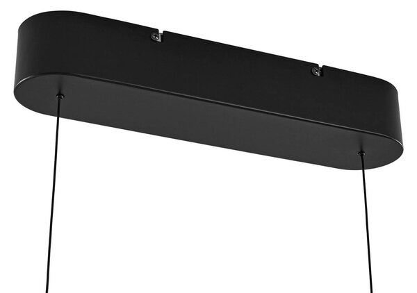 Lucande LED függő világítás Holven, fa, CCT, hosszúság 113 cm, dimmelhető, Világos fa, Nappali / Étkező, Fa, Modern