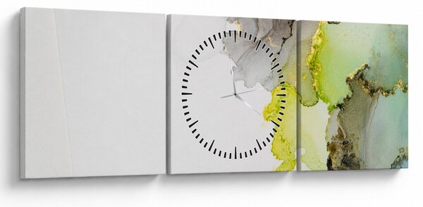 Kép - Absztrakt művészet tintával (órával) (90x30 cm)