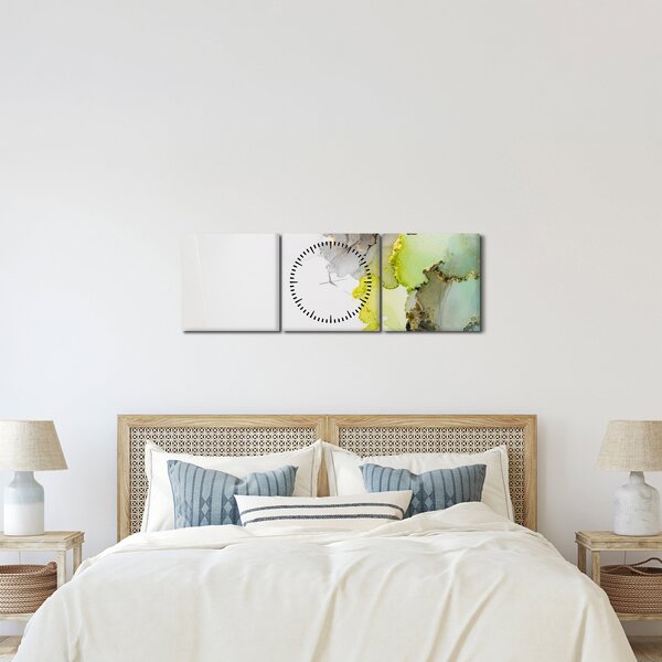 Kép - Absztrakt művészet tintával (órával) (90x30 cm)