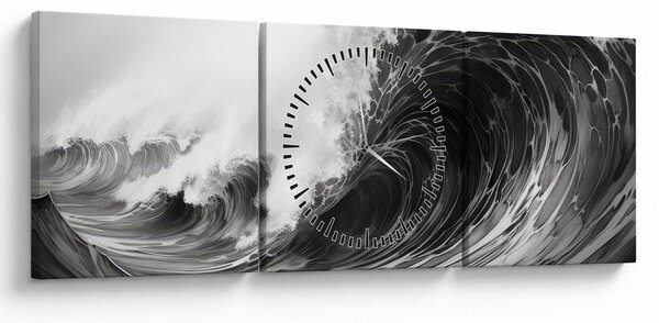 Kép - Hullámok festése (órával) (90x30 cm)