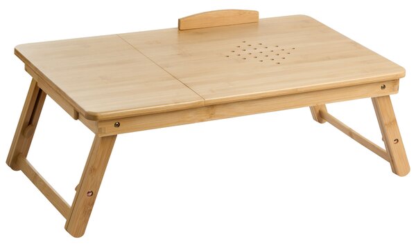 Összecsukható laptopasztal ORGE Világosbarna 57 cm 35 cm