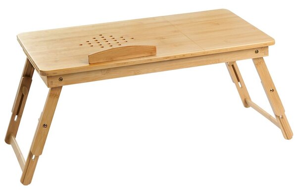 Összecsukható laptopasztal ORGE Világosbarna 57 cm 35 cm