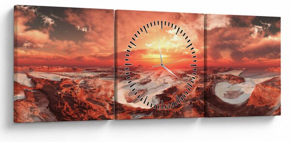 Kép - Mars (órával) (90x30 cm)