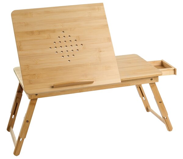 Összecsukható laptopasztal ORGE Világosbarna 57 cm 35 cm