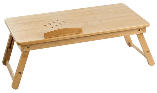 Összecsukható laptopasztal ORGE Világosbarna 57 cm 35 cm