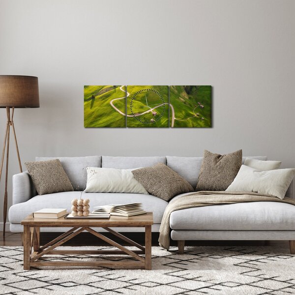 Kép - Plateau Meadow (órával) (90x30 cm)