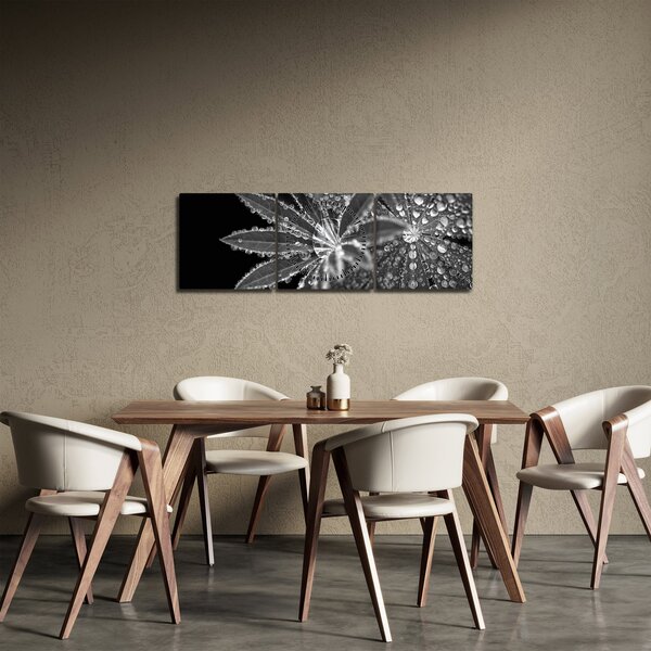 Kép - Cseppek (órával) (90x30 cm)