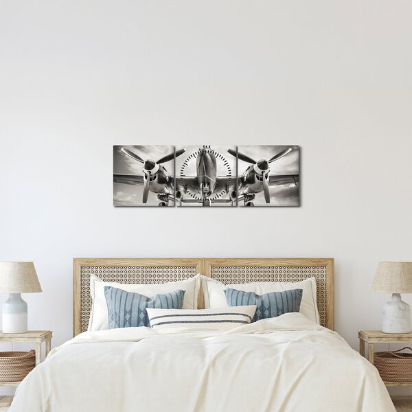 Kép - Warbird (órával) (90x30 cm)