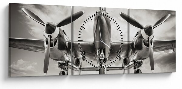 Kép - Warbird (órával) (90x30 cm)