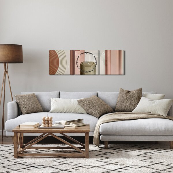 Kép - Minimalista illusztráció (órával) (90x30 cm)