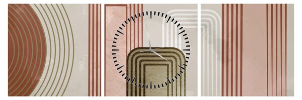 Kép - Minimalista illusztráció (órával) (90x30 cm)