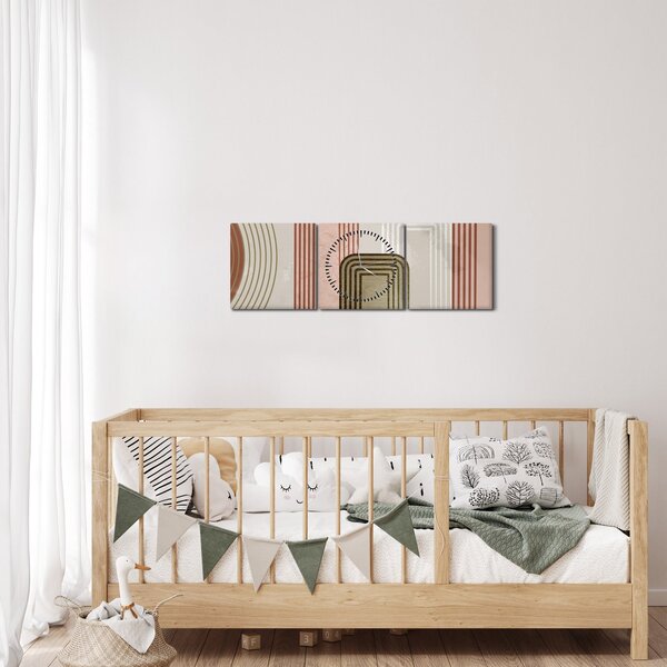 Kép - Minimalista illusztráció (órával) (90x30 cm)
