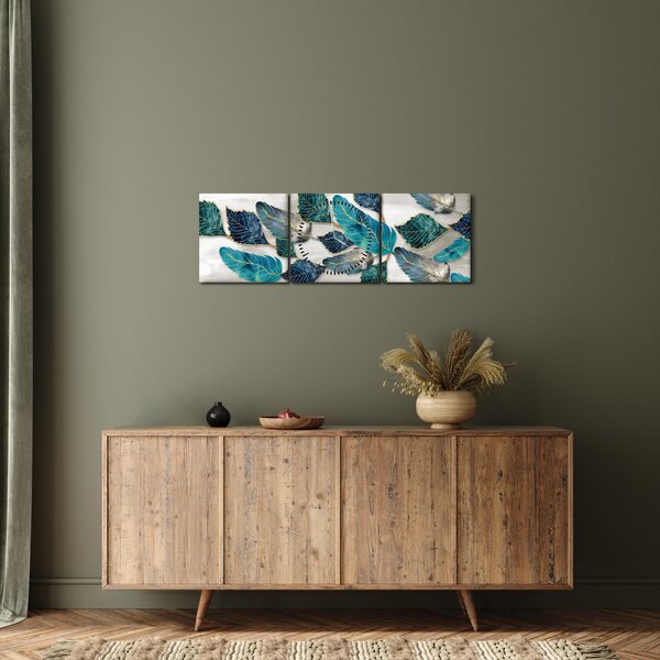 Kép - Toll illusztráció (órával) (90x30 cm)
