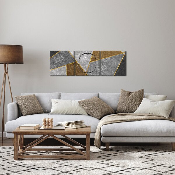 Kép - Anyagok utánzása (órával) (90x30 cm)