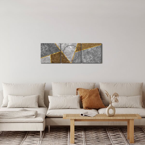 Kép - Anyagok utánzása (órával) (90x30 cm)