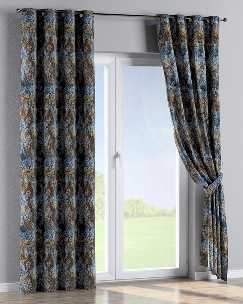 Ringlis függöny termék színe színes szövet fonott, mintás