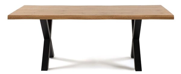 AVENBERG NATURAL SWIVEL Étkezőgarnitúra 4 szék + asztal 200cm