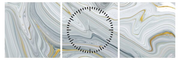 Kép - Absztrakció (órával) (90x30 cm)