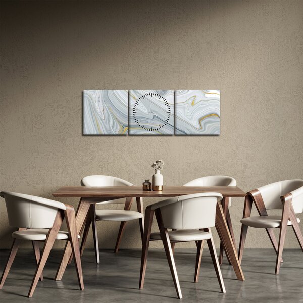 Kép - Absztrakció (órával) (90x30 cm)
