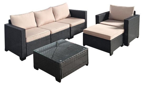 Avenberg ROVERO 6-részes rattan kerti bútor szett