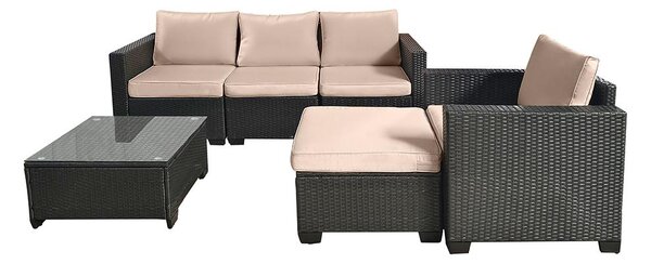 Avenberg ROVERO 6-részes rattan kerti bútor szett