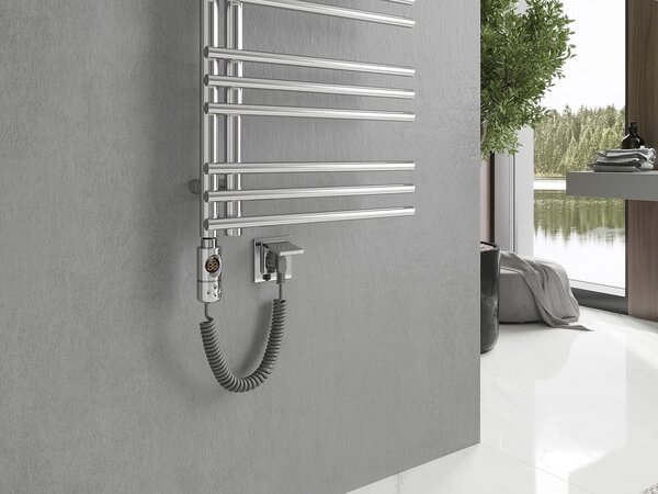 Mexen, Mexen Neptun elektromos melegítő 1200 x 500 mm, 600 W, króm - W101-1200-500-2600-01