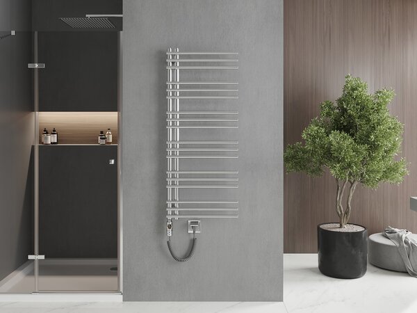 Mexen, Mexen Neptun elektromos melegítő 1200 x 500 mm, 600 W, króm - W101-1200-500-2600-01