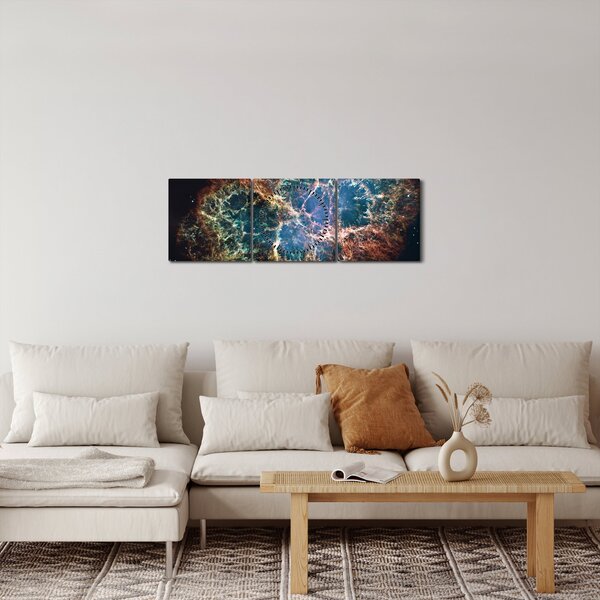 Kép - Rák-köd (órával) (90x30 cm)