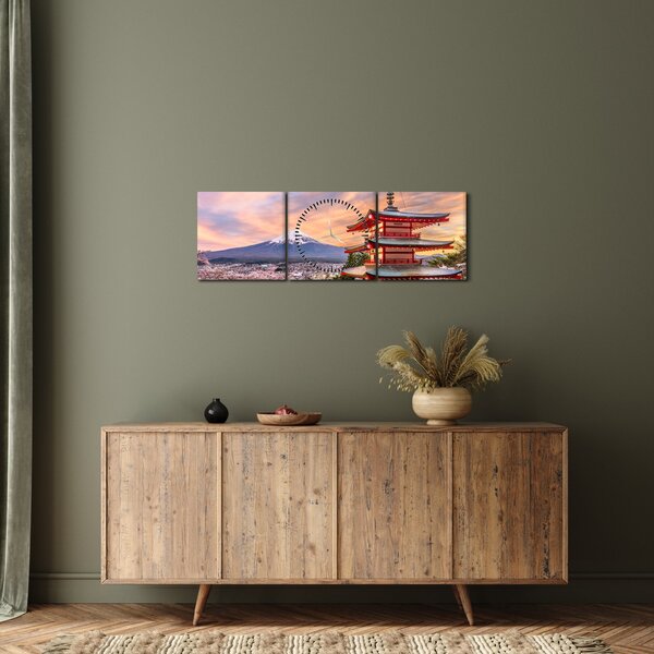 Kép - Fuji (órával) (90x30 cm)