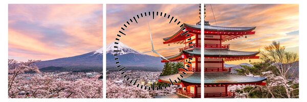 Kép - Fuji (órával) (90x30 cm)