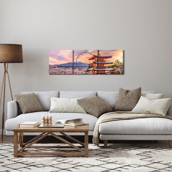 Kép - Fuji (órával) (90x30 cm)