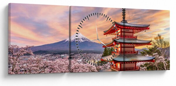 Kép - Fuji (órával) (90x30 cm)