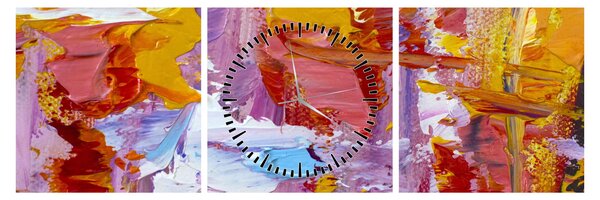 Kép - Olajfestmény (órával) (90x30 cm)