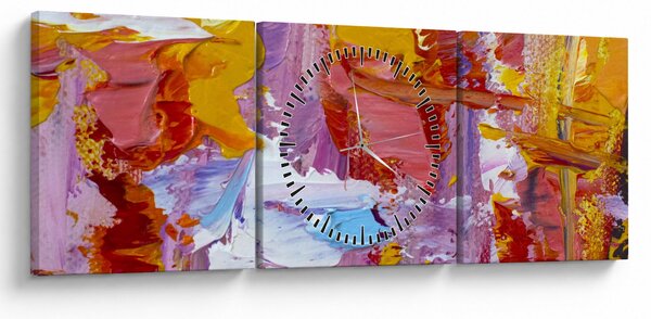Kép - Olajfestmény (órával) (90x30 cm)