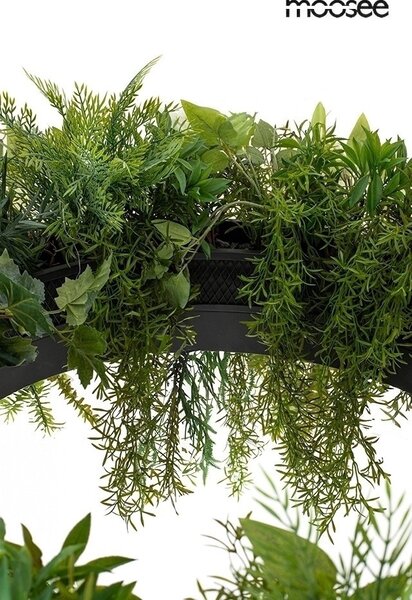 Moosee Gardens 90 Növényes LED Függőlámpa Fekete