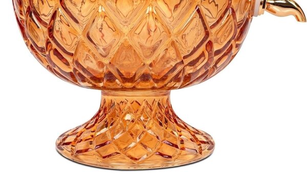 KARE Design Pineapple Ananász Italadagoló Borostyán Üveg