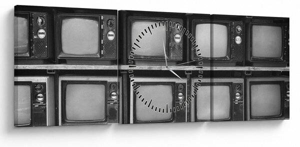 Kép - Retro TV (órával) (90x30 cm)