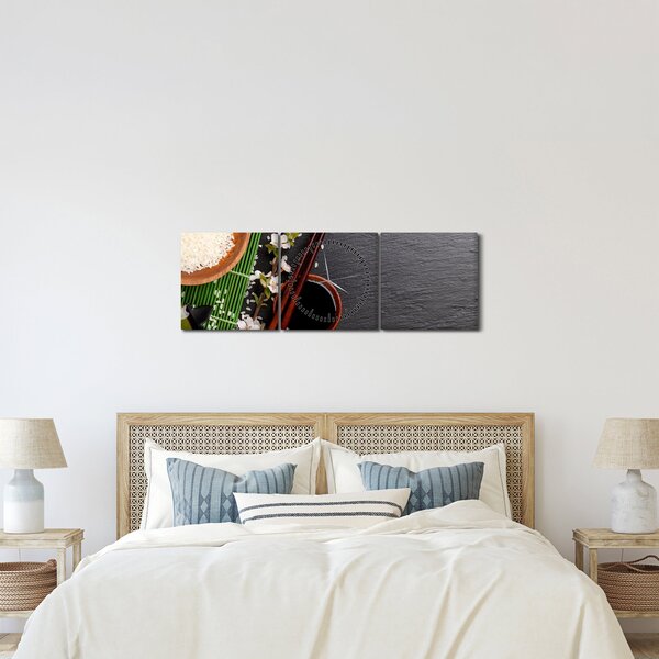 Kép - Sushi (órával) (90x30 cm)