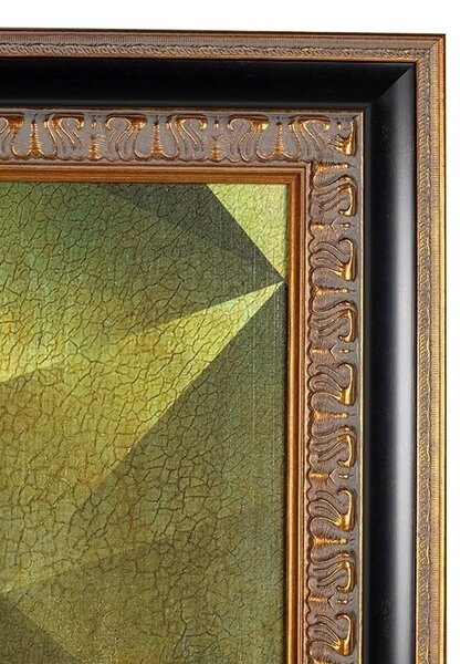 KARE Design Mademoiselle Lisa Modern Művészeti Vászonkép Geometrikus Szürreális