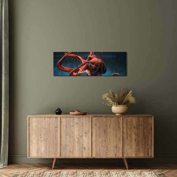 Kép - Octopus (órával) (90x30 cm)