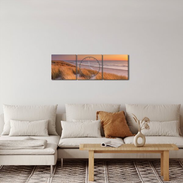 Kép - Strand naplementében (órával) (90x30 cm)