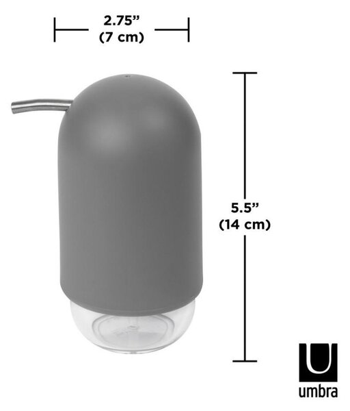 Umbra Touch Szürke Matt Műanyag Szappanadagoló