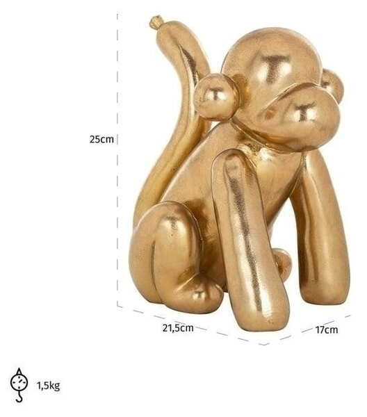 Richmond Monkey Arany Gyanta Dekoráció