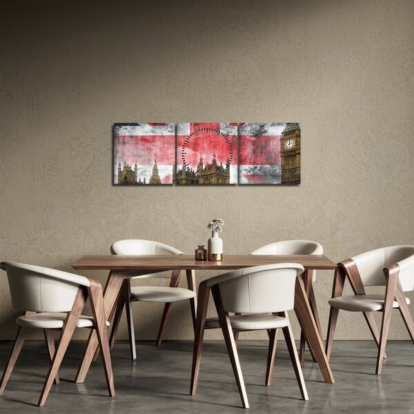 Kép - London (órával) (90x30 cm)